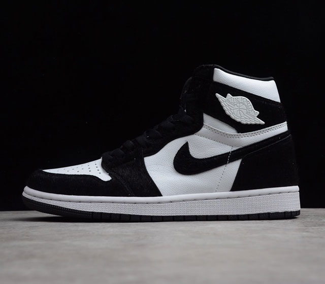 Air Jordan 1 High WMNS AJ1 绒毛 黑白熊猫 CD0461-007 36 37.5 38 38.5 39 40 40.5 41 42