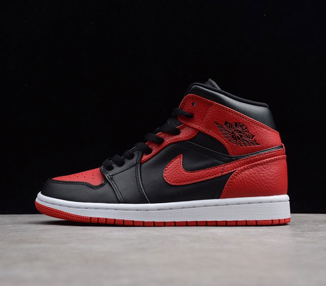 AJ1 MID Bred 黑红 小禁穿 554724-07413 36 36.5 37.5 38 38.5 39 40 40.5 41 42 42.5 43