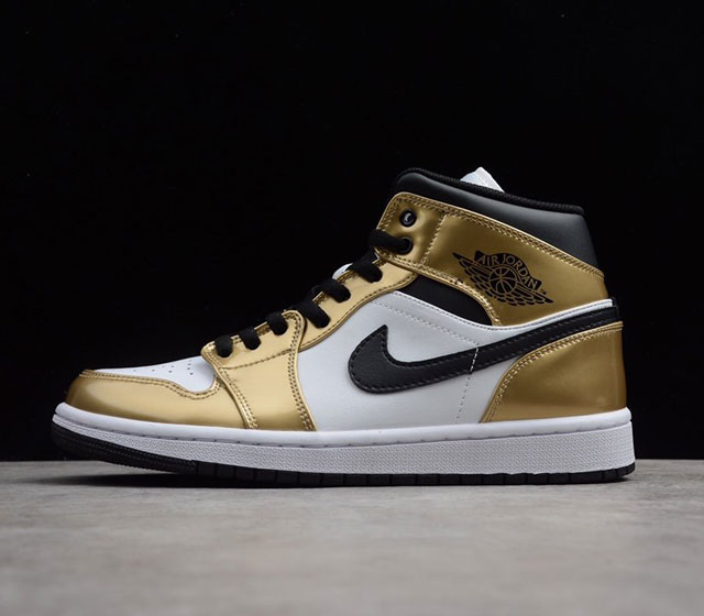 AJ1 MID Metallic Gold 液态金 白金黑钩 DC1419-700 37.5 38 38.5 39 40 40.5 41 42 42.5 43