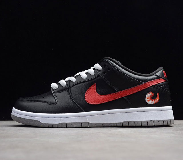 SB Dunk Low Shrimp 北极烤虾 黑红 313170-060 36 36.5 37.5 38 38.5 39 40 40.5 41 42 42.