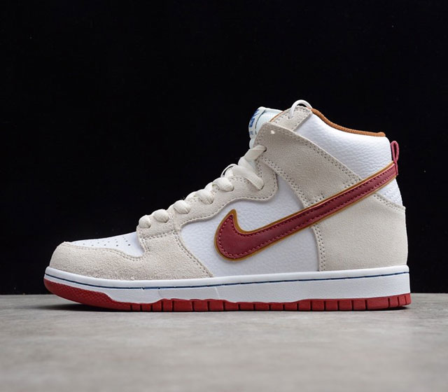 SB Dunk High Team Crimson 米白红 CV9499-100 36 36.5 37.5 38 38.5 39 40 40.5 41 42