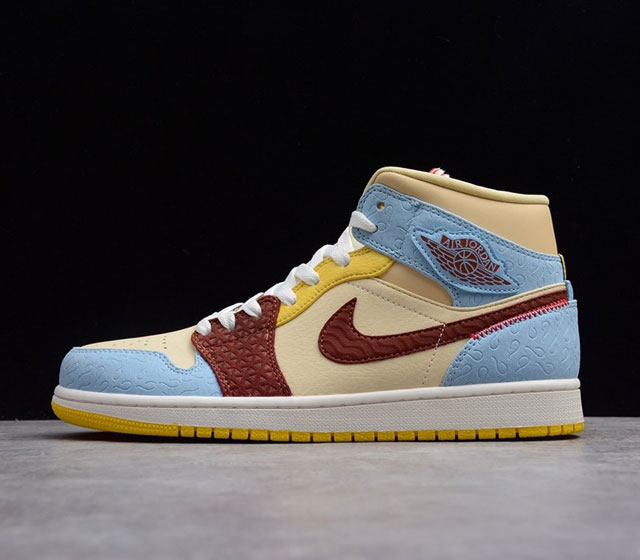 CJ版本 Air Jordan 1 MID Fearless 非洲风情 CU2803-200 40 40.5 41 42 42.5 43 44 44.5 45