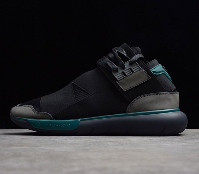 Y-3 Qasa High 黑绿 S84735 39 40 41 42 43 44