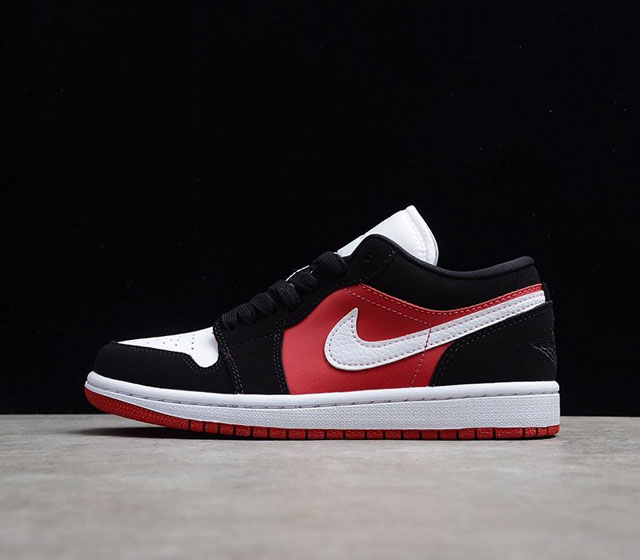 CJ版本 Air Jordan 1 Low AJ1 低帮 芝加哥公牛队 白黑红 DC0774-016 35.5 36 36.5 37.5 38 38.5 39