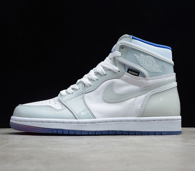 Air Jordan 1 High Zoom R2T Racer Blue AJ1 高帮 蓝白 CK6637-104 40 40.5 41 42 42.5 4