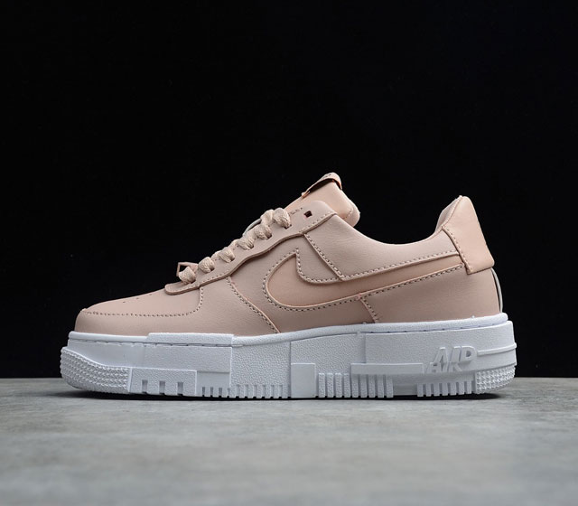 Air FORCE 1 AF1 PIXEL 空军 低帮 藕粉色像素板鞋CK6649-200 36 36.5 37.5 38 38.5 39 40