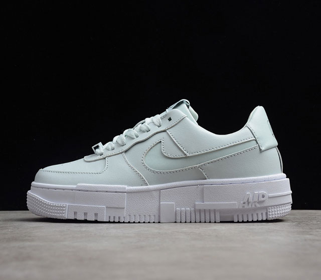 Air FORCE 1 AF1 PIXEL 空军 低帮 浅蓝 像素板鞋CK6649-400 36 36.5 37.5 38 38.5 39 40