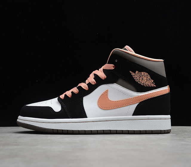 CJ版本 Air Jordan 1 Mid Apricot Agate 蜜桃摩卡 DH0210-100 35.5 36 36.5 37.5 38 38.5 3