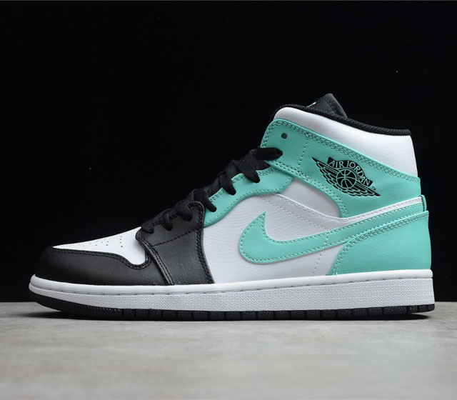 CJ版本 Air Jordan 1 AJ1 Mid 中帮 薄荷绿 554724-132 40 40.5 41 42 42.5 43 44 44.5 45 46