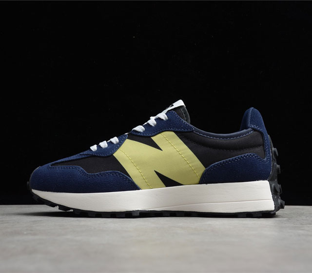 New Balance NB237系列 时尚复古休闲鞋 海军蓝黄WS327CC 36 37 37.5 38 38.5 39 40 40.5 41 42 42.