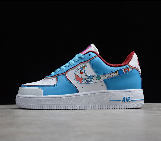 Air Force 1 07 AF1 空军低帮 蓝白红 机器猫 BQ8988-106 36 36.5 37.5 38 39 40 40.5 41 42 42.