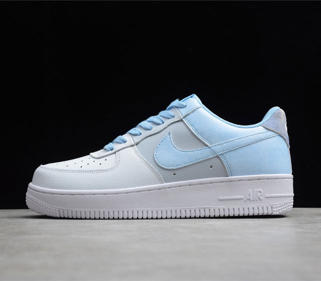 Air Force 1 Low Psychic Blue AF1 空军 低帮 白灰蓝 货号 CZ0337-400 鞋身整体以白色为主 鞋身中部选用浅灰色 脚踝