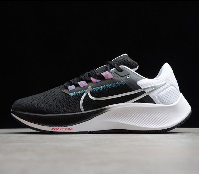 Air Zoom Pegasus 38 飞马38代 黑白氯蓝 CW7356-003 36 36.5 37.5 38 38.5 39 40 40.5 41 42