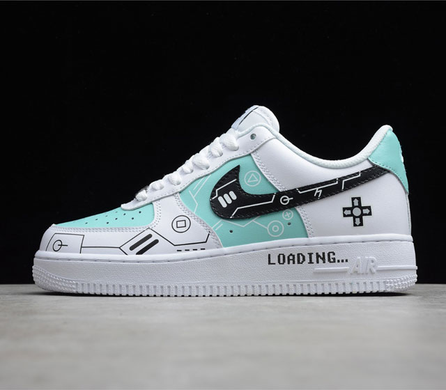 Air Force 1 Low AF1 低帮 绿白绿电玩 立体按键 返场订制 CW2288-114 36 36.5 37.5 38 38.5 39 40 40