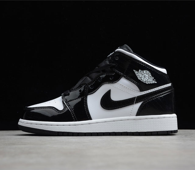 CJ版本 Air Jordan 1 MID SE GS AJ1 中帮 全明星周末 黑白熊猫 DD2192-001 35.5 36 36.5 37.5 38 3