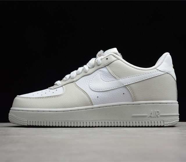 Air Force 1 Low Fur Tongue AF1 空军 低帮 石灰浅米 DC1165-001 整体搭载以 AF1 基本外形外 以白色和浅米白为主要 - 点击图像关闭