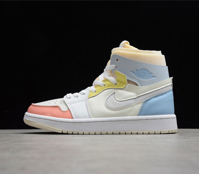 Air Jordan 1 Zoom CMFT To My First Coach 货号 DJ6910-100 Air Jordan 1 就推出全新系列主题 T