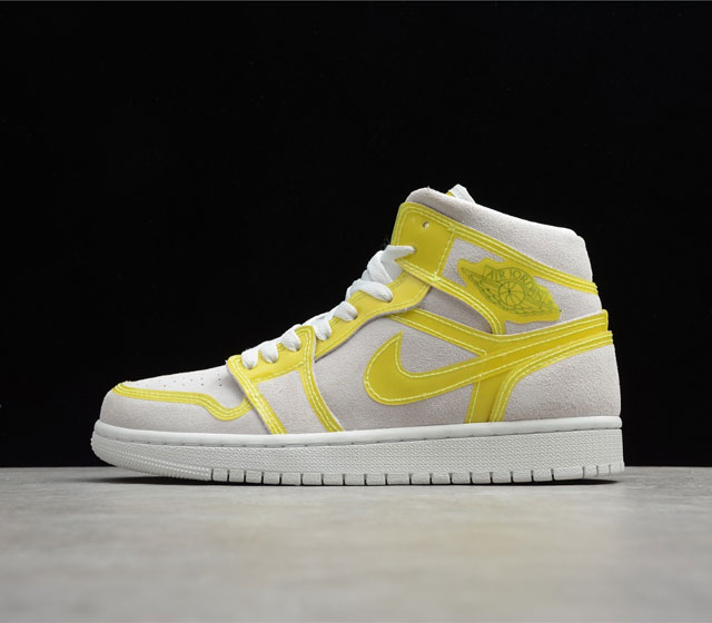 GZ版本 Air Jordan 1 Mid Lx AJ1中帮 白黄麂皮 DA5552-107 36 36.5 37.5 38 38.5 39 40 40.5