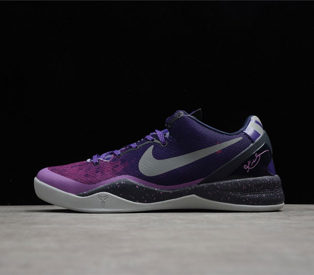 Kobe 8 Playoffs Purple Platinum 科比8 渐变紫 555035-500 科比战靴Nike Kobe 8的Engineered M