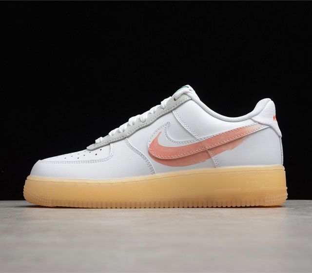 Mayumi Yamase x NK Flyleather Air Force 1 AF1 空军 低帮 白色 手绘涂鸦 DB3598-100 尺码 36 36