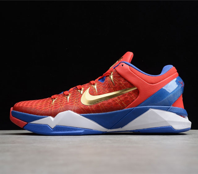 KOBE VII 科比6 鸳鸯不对称 红蓝金 488374-406 尺码 40 40.5 41 42 42.5 43 44 45 46