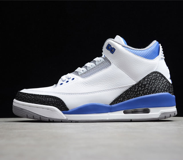 GZ版本 Air Jordan 3 Racer Blue 赛车蓝爆裂纹 CT8532-145 尺码 40 40.5 41 42 42.5 43 44 44.5