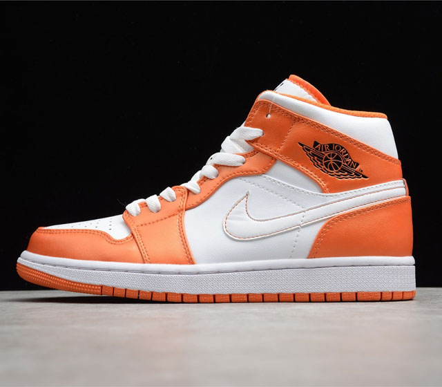 GZ版本 Air Jordan 1 Mid White orange 白橙 小扣碎 DM3531-800 码数 36 36.5 37.5 38 38.5 39