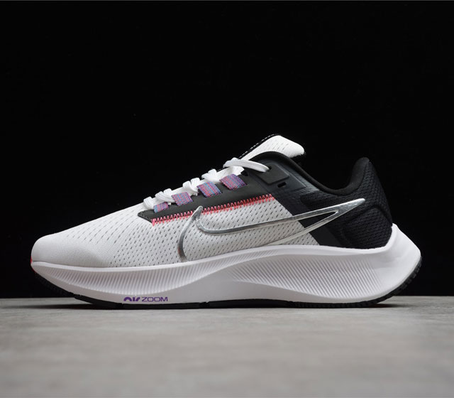 NK Air Zoom Pegasus 38 飞马38代 白黑金属银 DH4252-100 36 36.5 37.5 38 38.5 39 40 40.5 4