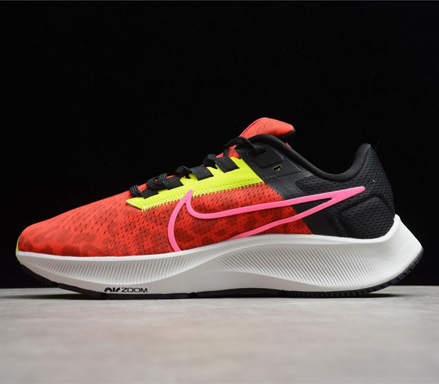 NK Air Zoom Pegasus 38 飞马38代 红黑荧光绿 DM8061-600 36 36.5 37.5 38 38.5 39 40 40.5 4