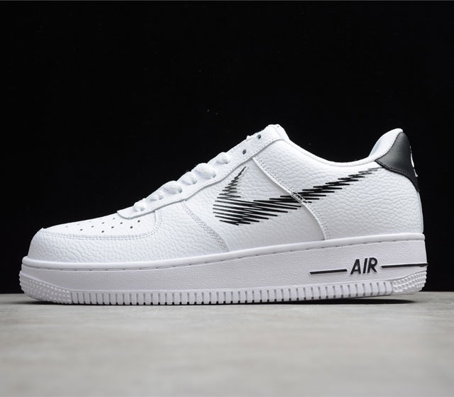 NK Air Force 1 Low Zig Zag AF1 空军 低帮 白黑折线 货号 DN4928-100 小红书爆款 官方同步ID定制 公司级 空军一号