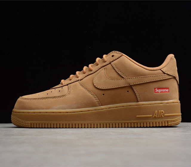 Suppeme x NK Air Force 1 Low Flax AF1 空军 低帮 小麦 DN15555-20013 公司级 空军一号 定制皮料 原楦原纸