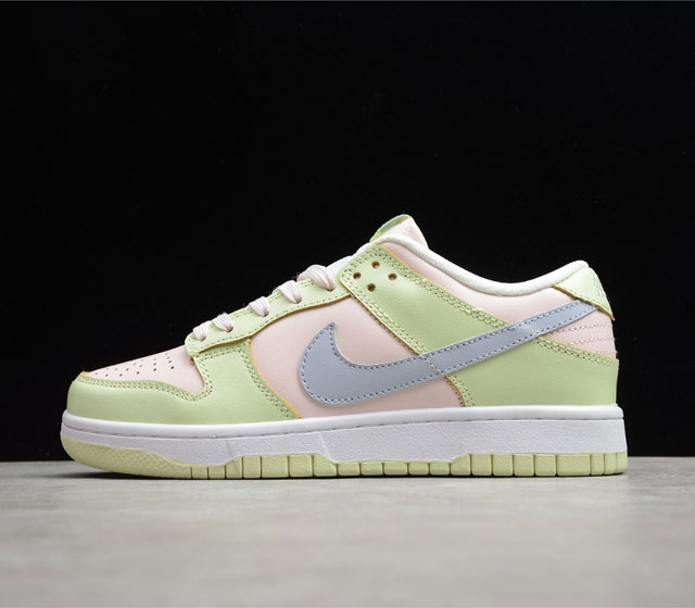 NK Dunk Low Lime Ice 休闲低帮板鞋 黄粉 冰柠 货号 DD1503-600 尺码 36 36.5 37.5 38 38.5 3