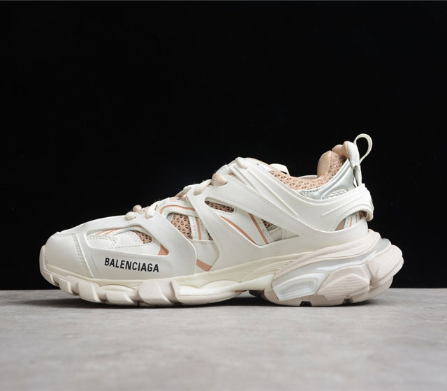 巴黎世家 Balenciaga Track Sneaker 米白卡其 542436-N3LA6-3627