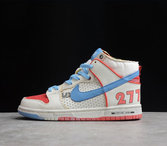 NK Dunk SB High Pro Ishod Wair x Magnus Walker 白红蓝 保时捷911 DH7683-100 尺码 36 36.5