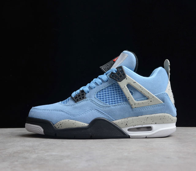 Air Jordan 4 SE University Blue AJ4 北卡蓝 CT8527-400 鞋面以亮蓝色麂皮打造 整体酷似Travis