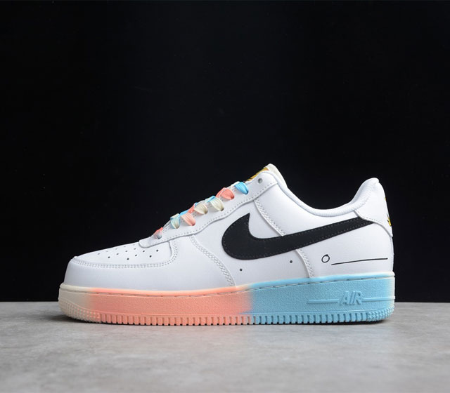 NK Air Force 1 07 Just Do It AF1 空军1号 低帮 休闲板鞋 红蓝涂鸦 DJ4679-101 原楦原纸板 纯正版型 内置全掌so