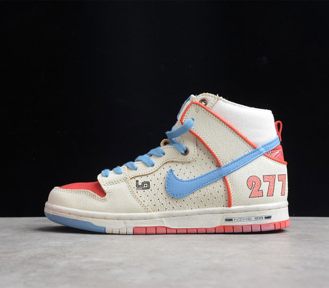 NK Dunk SB High Pro Ishod Wair x Magnus Walker 白红蓝 保时捷911 DH7683-100 尺码 36 36.5