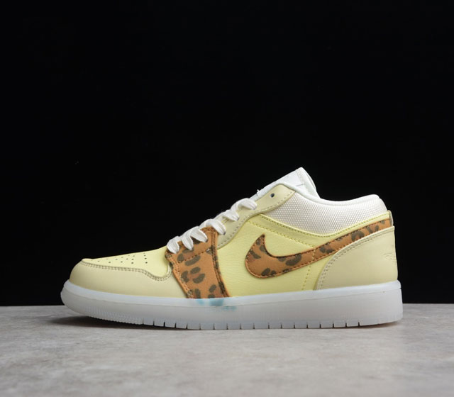 Air Jordan AJ1 Low X. AJ1 低帮 文化篮球鞋 蛋黄 豹纹 DN6998-700 尺码 36 36.5 37.5 38 38.5 39