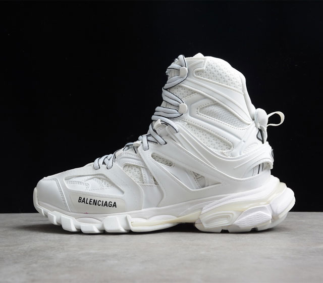 Balenciaga 巴黎世家 Track 高帮 网布尼龙老爹鞋 白色 654866-W3CP1-1021 尺码 35 36 37 38 39 40 41 4