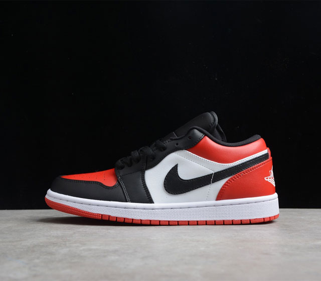 Air Jordan 1 Low AJ1 乔1 低帮 红黑脚趾 复古文化休闲运动篮球鞋 货号 553558-612 SIZE 40 40.5 41 42 42