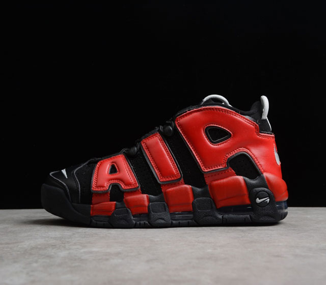 NK Air More Uptempo 96 OG 皮蓬大AIR 街头涂鸦 黑红蓝 鸳鸯配色 货号 DM0017-001 多彩涂鸦配色 以流行于街头的涂鸦文化