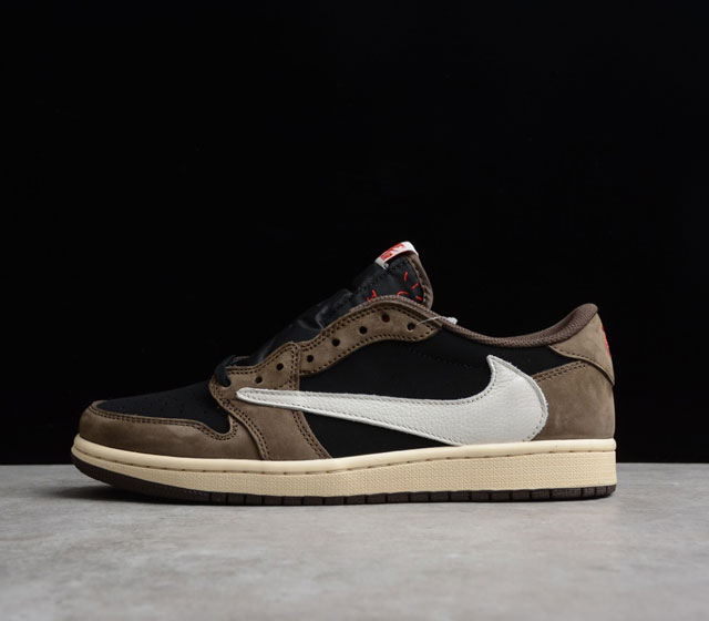 Travis Scott x Air Jordan 1 AJ1乔1 TS 联名倒钩 CQ4277-001 知名厂牌工厂出品 用料绝不含糊 纯原般的品质 性价比