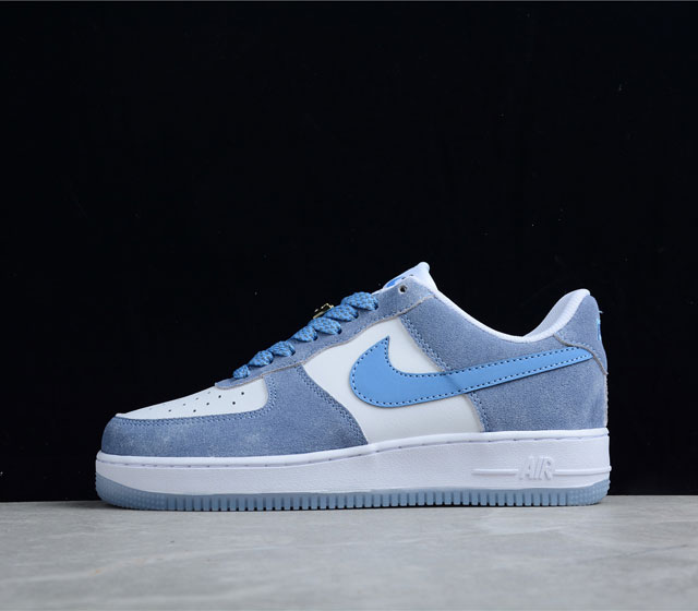 Nike Air Force 1 Low 白蓝反光 金扣50周年 空军一号低帮 货号 DA8302-20217 官方同步 原装级别 原楦头原纸板 打造纯正空军