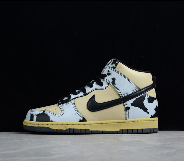 纯原版本 Nike Dunk HI 1985 SB 灰黑酸洗扎染 高帮复古休闲板鞋 货号 DD9404-70020 原厂原档案开发 原盒原标 原厂头层皮料 官