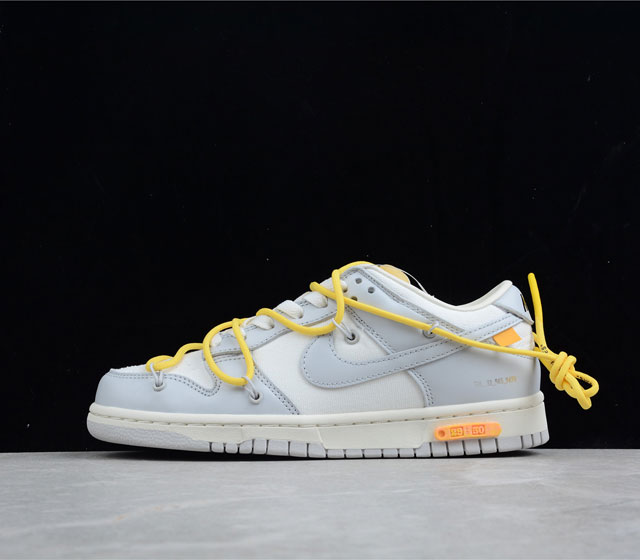 纯原版本 Nike SB Dunk OFF-WHITE 联名 29of50 灰黄 29 50 货号 DM1602-10318 原厂原档案开发 原盒原标 原厂头