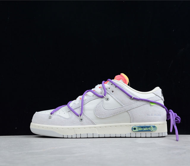 Off-White x Nike SB Dunk Low The 50 扣篮系列低帮经典百搭休闲运动板鞋 DJ0950-10117 尺码 36 36.5 37