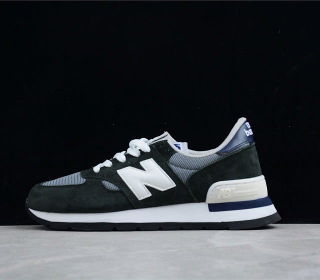 New Balance NB990系列 高端美产复古休闲跑步鞋 M990CER1 36-4518 采用台产猪巴革及透气网眼材质 原装6层组合底模精密开发 搭载