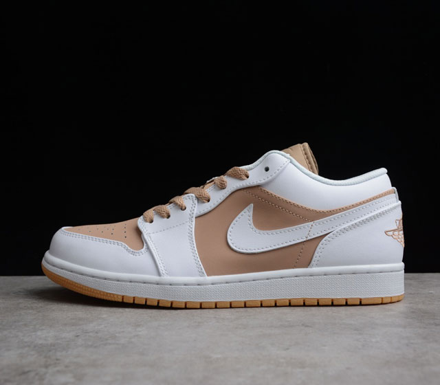 CJ版本 Air Jordan 1 Low AJ1 低帮 白褐 文化篮球鞋 DN6999-100 市售最高品质 原鞋开发 平台订单专用代工流水线打造 一眼公司