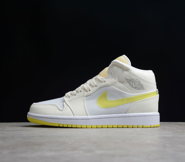 Air Jordan 1 Mid SE voltage Yellow 米白黄 货号 DB2822-107 展现对80年代篮球风的热爱 adidas Forum