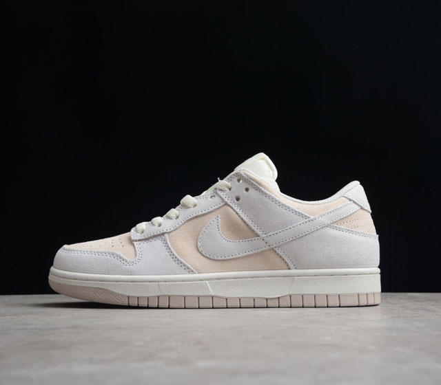 Nike Dunk Low PRM Vast Grey 复古休闲板 鞋奶灰色 货号 DD8338-001 穿若 Vast Grev. Summit wthit